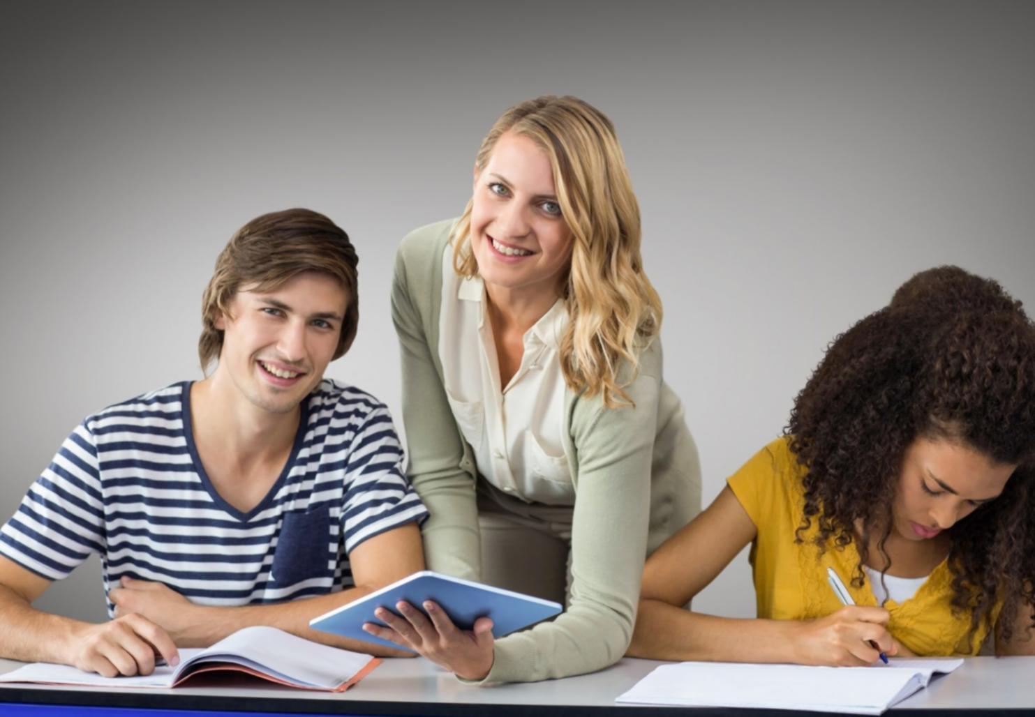 Students engaged in collaborative financial planning workshop